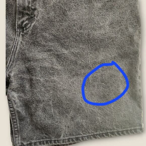 Sonoma Women's Charcoal Mom Style High-rise VTG Shorts Size 16p Made in USA - Picture 6 of 6